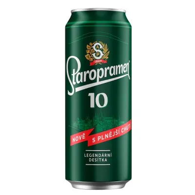 Пиво Staroprament 10 plech 0,5л.