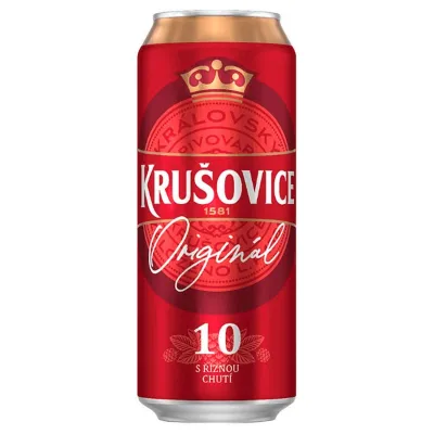 Пиво Krusovice Original 10 plech 0,5л.