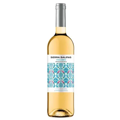 Вино тихе Macabeo Sierra Salinas 0,75л бел. 11,5%