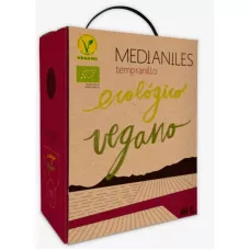 Вино Tempranillo Medianiles красн.сух 3л 13% (Іспанія, Ла Манча, ТМ Medianiles)