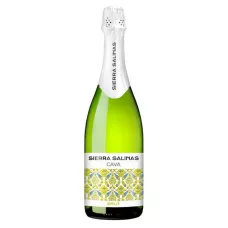  Вино ігристе Cava Sierra Salinas 0,75л, білий, брют 12% (Іспанія, Валенсія, TM Sierra Salinas)