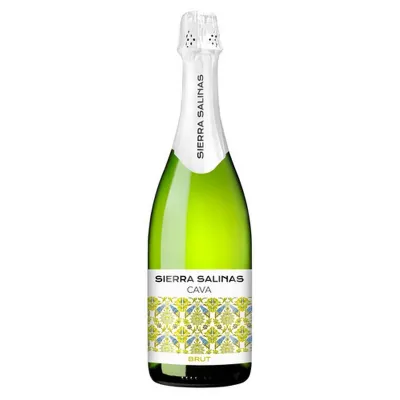 Вино ігристе Cava Sierra Salinas 0,75л, білий, брют 12%