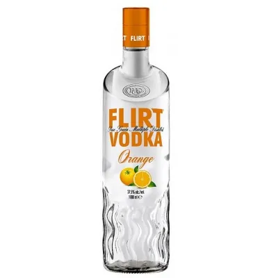 Горілка зі смаком апельсина Flirt Vodka Orange 1л 37,5%