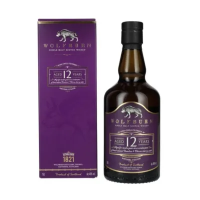 Віскі Wolfburn Single Malt 12 years 0,7л 46% кор