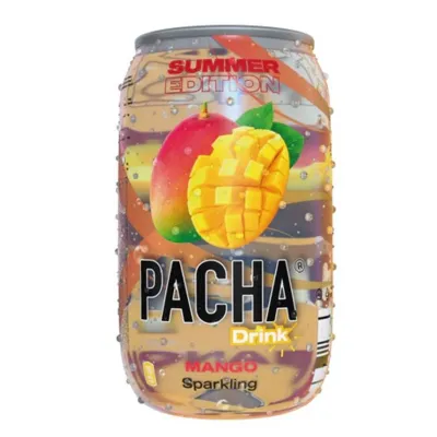 Лимонад зі смаком манго Pacha Mango 0,33 пет