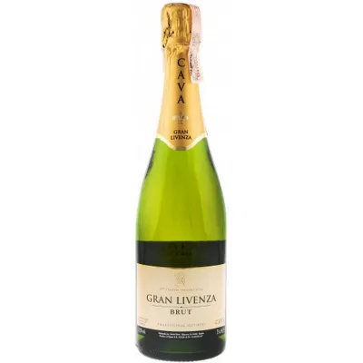 Вино ігристе Cava Enterizo 0,75л, білий, брют 12%