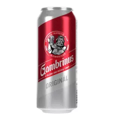 Пиво Gambrinus 0,5л 4.3% ж/б (Чехія, ТМ Gambrinus)