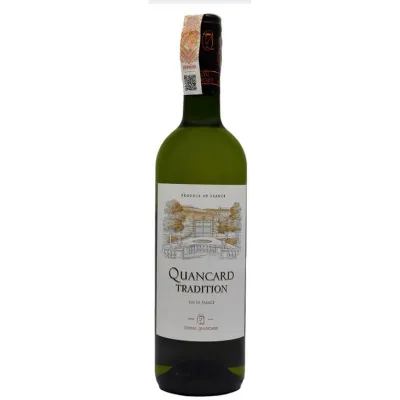 Вино Quancard Tradition Blanc Sec 0,75 л, білий, сухий 12%