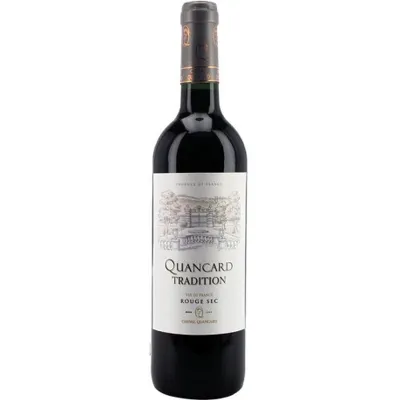 Вино Quancard Tradition Rouge Sec 0,75 л, кр, сухий 12,5%