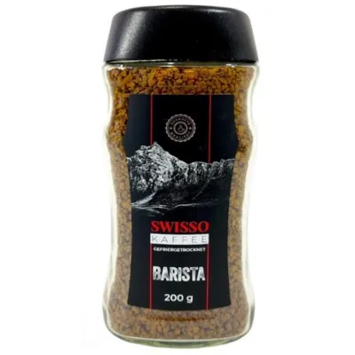 Кава розчинна Barista 200г скло  (В'єтнам, ТМ Swisso)