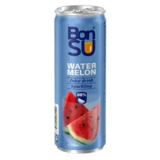 Газований напій зі смаком арбуза  Watermelon Juice 0.33л, ж/б (В'єтнам, TM Bonsu)