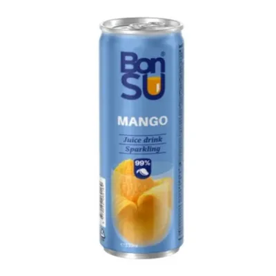 Газований напій зі смаком манго Мango Juice 0.33л ж/б (В'єтнам, TM Bonsu)