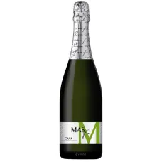 Вино игристое Cava Brut Nature білебрют натюр 0,75л 11,5% (Іспанія, Каталония, ТМ MAS FI)