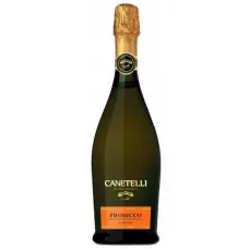 Вино игристое Prosecco Canetelli DOC 0,75л, біле экстра/сух  11% (Італія,Венето, ТМ Canetelli)