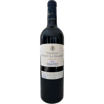 Вино Chateau Pontet La Graviere 20220, 75 л червоне сухе 13, 5% (Франція, Грав, ТМ Chateau Pontet La Gravie)
