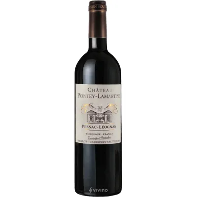 Вино Chateau Pontey Lamartine 20230, 75 л біле сухе 12% (Франція, Бордо, Грав, ТМ Chateau Pontey Lamartine)