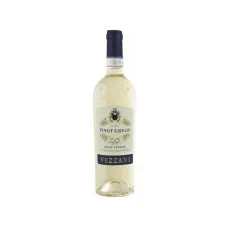 Вино тихое ''Pinot Grigio DOC Delle Venezie 0,75л біле сухе12,5% (Італія, Венето,TM Vezzani)