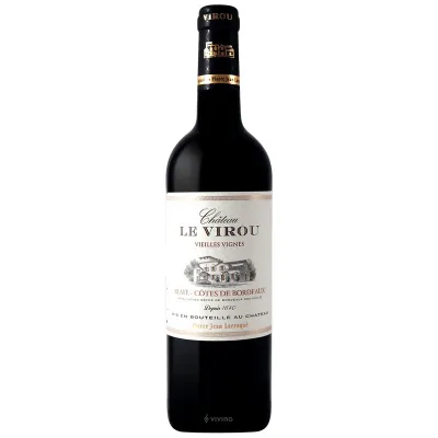 Вино Chateau Le Virou 0, 75 л, крас, сухе 14, 5% (Франція, Кот-де-Бордо, ТМ Le Virou)
