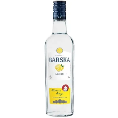 горілка зі смаком лимона Barska Lemon 0,5л 32% (Литва, ТМ Barska)