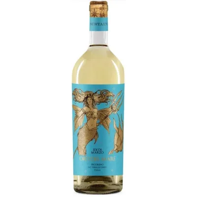Вино Pecorino IGT Terre d'Abruzzo Olo Del Mare 0,75л білесух12,5%(Італія, АбруццоTM Idi Di Marzo)