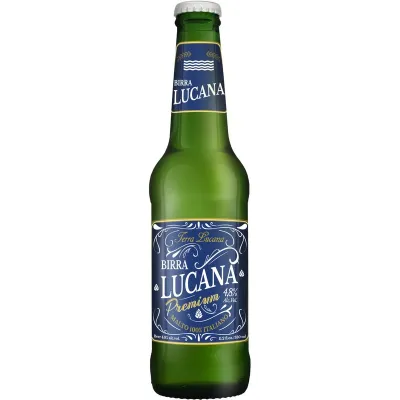 Пиво світле Birra Lucana Premium 0, 33 л. 4, 8% скло (Італія, ТМ Birra Lucana)