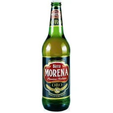 Пиво світле Birra Morena ORO 0, 33 л 5, 2% скло (Італія, ТМ Birra Morena)