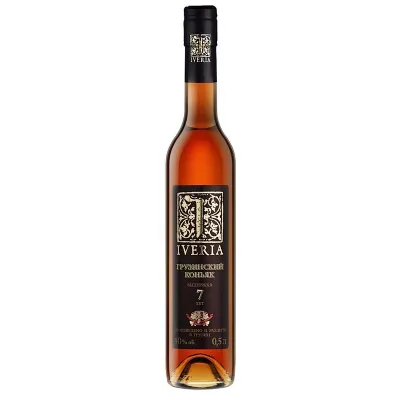 Коньяк Iveria 7 років 0, 5 л 40% (Грузія, ТМ Iveria)
