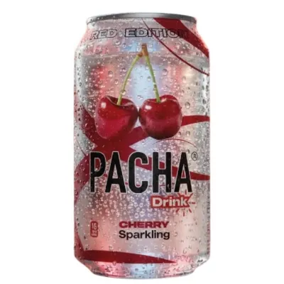 Лимонад зі смаком вишні Pacha Cherry 0, 33 ПЕТ (Бельгія, ТМ Pacha)