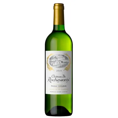 Вино Chateau De Rochemorin AOC Blanc 20210, 75 л біле сухе 13% (Франція, Пессак-Леоньян ТМ Cha De Rochemorin)