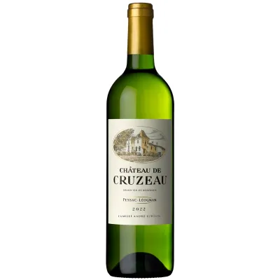 Вино Chateau De Cruzeau AOC Blanc 20220, 75 л. біле сухе 12, 5% (Франція, Пессак-Леоньян ТМ Chateau Cruzeau)