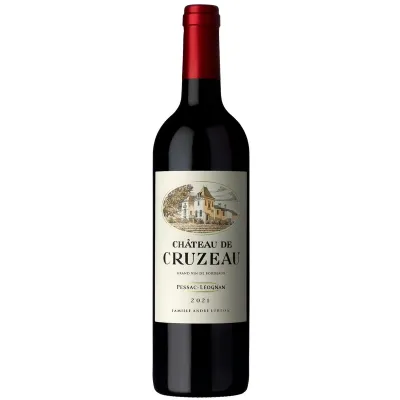 Вино Chateau De Cruzeau AOC Rouge 20210, 75 л. червоне сухе 13% (Франція, Пессак-Леоньян, ТМ Chateau Cruzeau)
