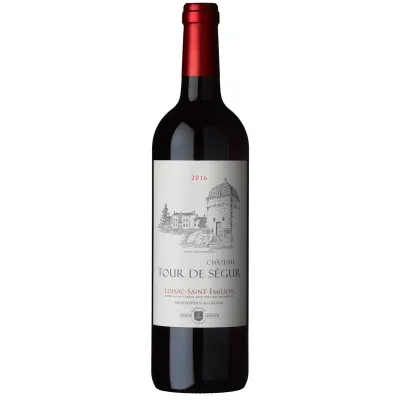 Вино Chateau Tour De Segur AOC 20200, 75 л червоне сухе. 13, 5% (Франція, Сент-Емільйон ТМ Chateau Barbe Blanche)