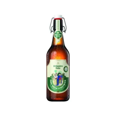 Пиво світле Schwaben Braeu Das Volksfestbier 0, 5 л. 5, 5% скло (Німеччина, ТМ Schwaben Braeu)