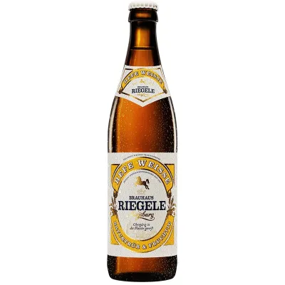Пиво світле нефільтроване Reigele Hefe Weisse 0, 5 л 5% скло (Німеччина, ТМ Reigele)