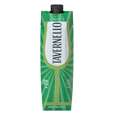 Вино Tavernello Bianco 1л бел. сух. 10,5% т/п (Італія, Эмилия Романья, TM Tavernello)
