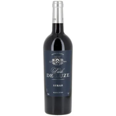 Вино Syrah Pays d Oc IGP Dark De Luze 2020 0, 75 л червоне сухе. 13% (Франція, Бордо, ТМ Dark De Luze)