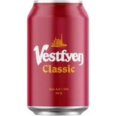 Пиво світле Vestfyen Classic 0, 33 л. 4, 2% з/б (Данія, ТМ Vestfyen)
