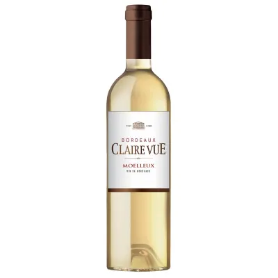Вино Claire Vue Blanc 2024 0, 75 л біле сухе11, 5% (Франція, Бордо, ТМ Claire Vue)