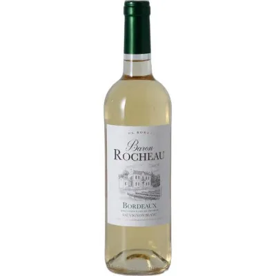 Вино Sauvignon 2023 Baron Rocheau 0, 75 л біле сухе12% (Франція, Бордо, ТМ Baron Rocheau)