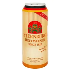 Пиво світле Sternburg Wheat 0, 5 л 4.8% з/б (Німеччина, ТМ Henninger)