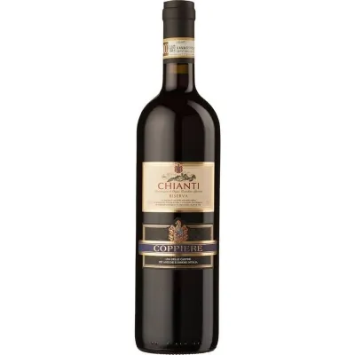 Вино Chianti Riserva DOCG Coppiere 2023 0, 75 л червоне сухе13% (Італія, Тоскана, К'янті, ТМ Coppiere)