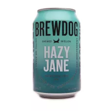 Пиво BrewDog Hazy Jane світле нефільтроване з/б 0,33% 0,33л (Англія, ТМ BrewDog)