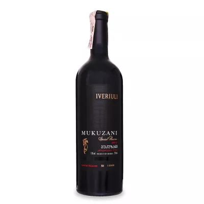 Вино Iveriuli Mukuzani Special Reserve 0,75 л (Грузія, ТМ Iveriuli)