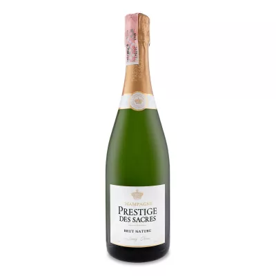 Шампанське Prestige des Sacres Brut Nature 0,75 л (Франція, ТМ Prestige des Sacres)