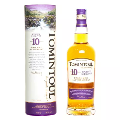 Віскі Tomintoul Single Malt 10 років 40% 0,7л у коробці (Англія, ТМ Tomintoul)