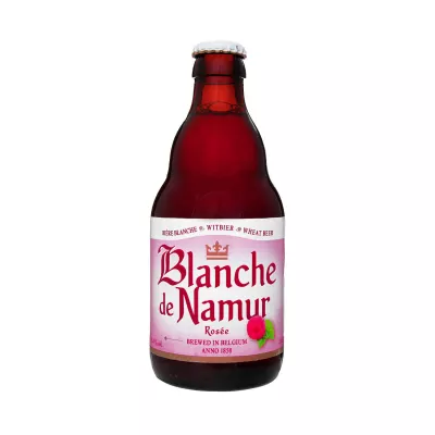 Пиво Blanche De Namur Rosee рожеве нефільтроване 0,33% 0,33 л (Бельгія, ТМ Blanche De Namur)