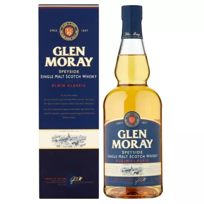Виски Glen Moray Single Malt Classic 40% 0,7л (Англія, ТМ Glen Moray)