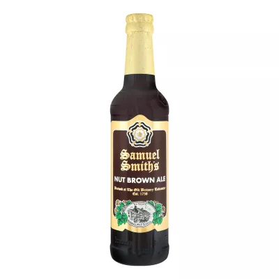 Пиво Samuel Smith Nut Brown Ale янтарне 0,36% 0,355 л (Англія, ТМ Samuel Smith)