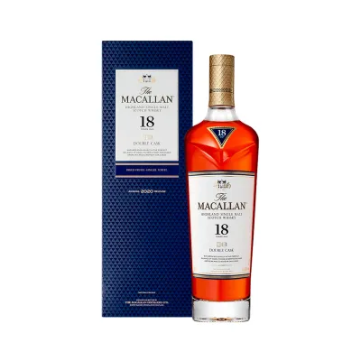 Віскі The Macallan Double Cask Matured 18 YO 43% 700мл у коробці (Англія, ТМ The Macallan)