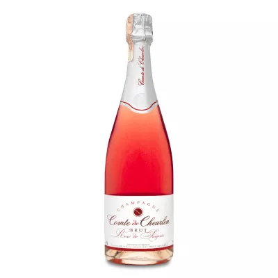 Шампанське Comte de Cheurlin Rose de Saignee Brut 0,75 л (Франція, ТМ Comte de Cheurlin)